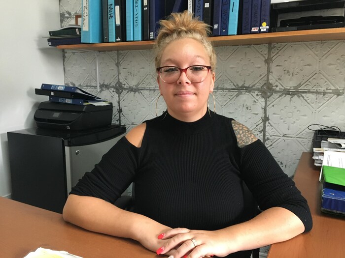 Mélanie Daigneault en entrevue.