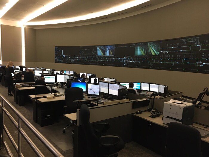 Le centre de surveillance du métro de Montréal