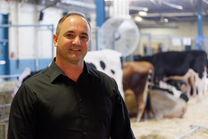 Mike Eby, président de l'Organisation nationale des producteurs laitiers.
