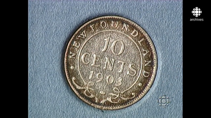 Pièce de monnaie avec comme inscription : 10 cents 1903 Newfoundland.