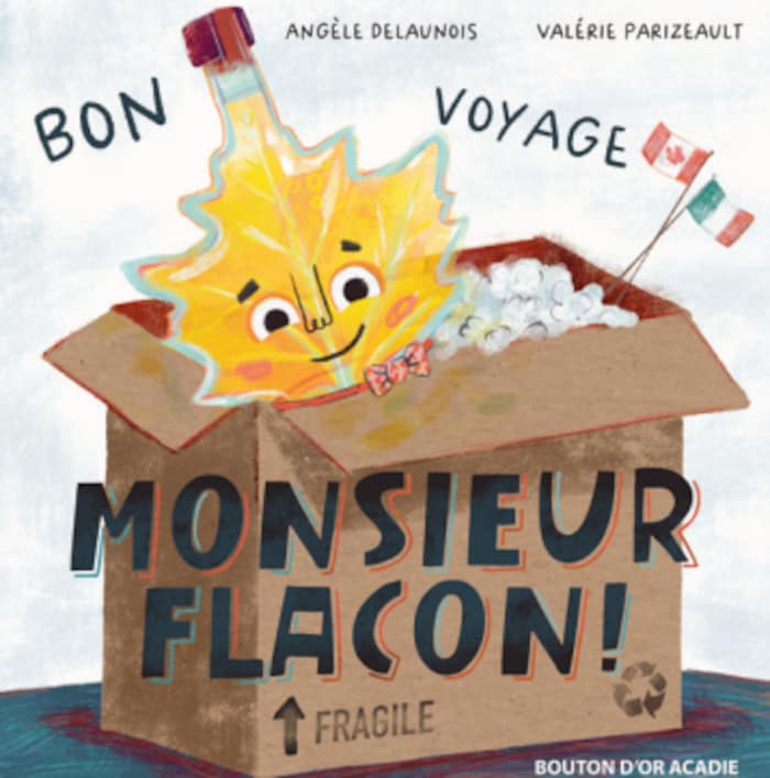 La couverture du livre pour enfant Bon voyage monsieur flacon.
