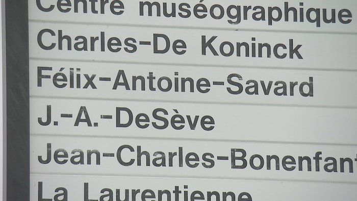 Les pavillons importants portent presque tous le nom d'un homme à l'Université Laval
