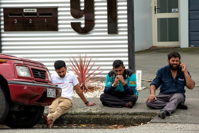 Ces trois hommes étaient dans la mosquée Al Noor, à Christchurch, lors de la fusillade. 