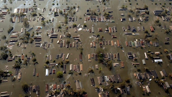 Photo de l'ouragan Katrina