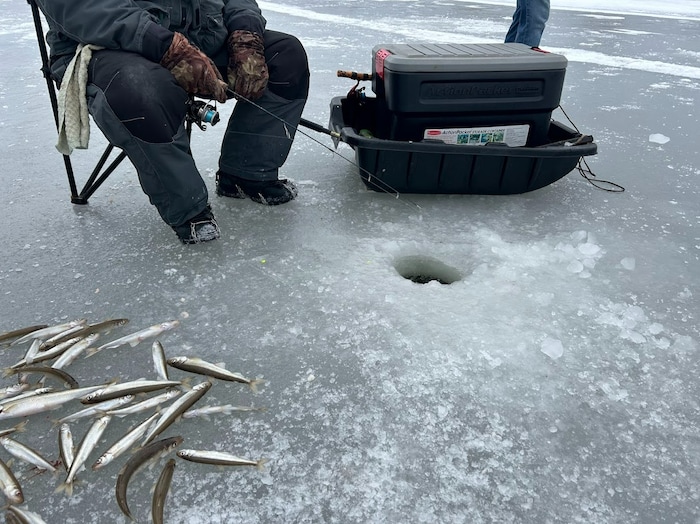 Matériel De Pêche Sur Glace Vintage Lakco – Leurre Publicitaire, Original