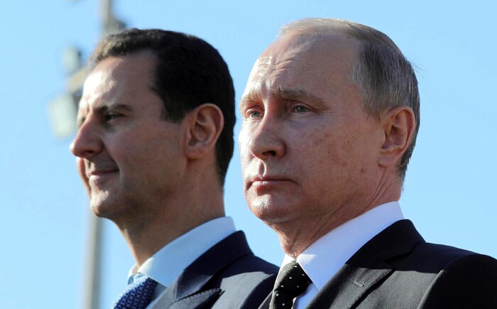 Les présidents syrien Bachar Al-Assad et russe Vladimir Poutine