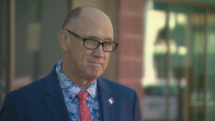 Le président de la Société de l'Acadie du Nouveau-Brunswick, Robert Melanson