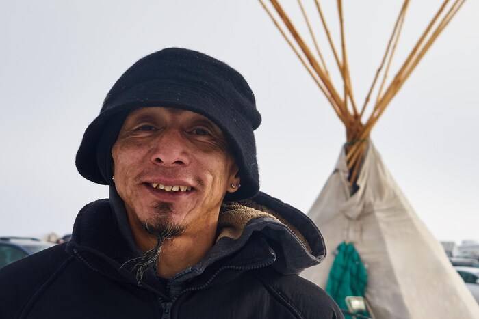 Thomas Yellow Horse Davis, à Standing Rock.