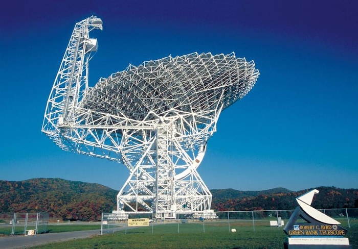 Le télescope de Green Bank, aux États-Unis