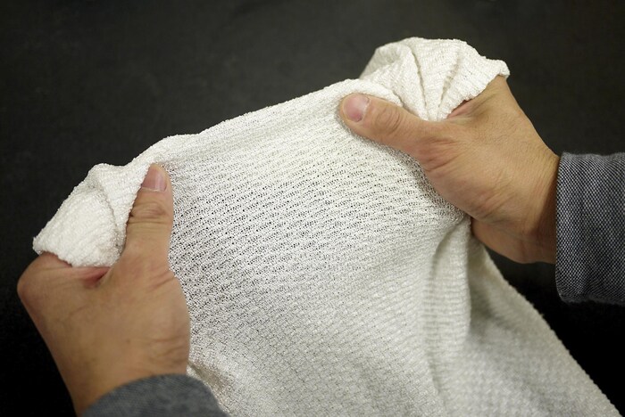 La fibre qui compose ce nouveau tissu autorégulateur peut être tissée, lavée et teinte.
