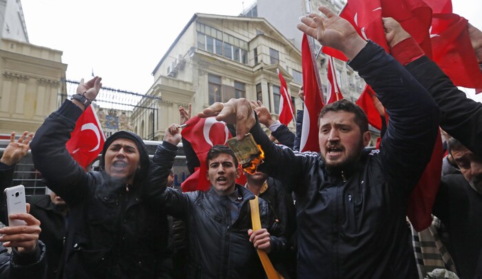 Manifestation à Istanbul