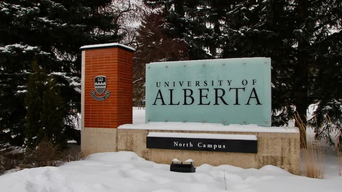L'entrée du campus nord de l'Université de l'Alberta.