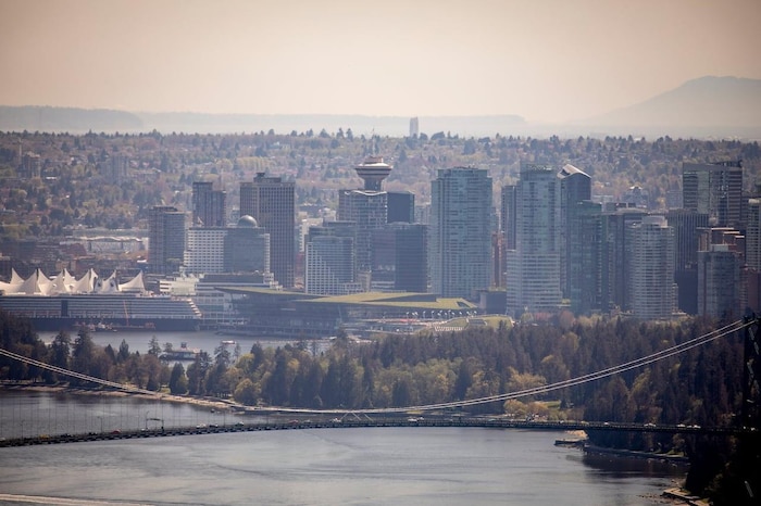 The Vancouver skyline.