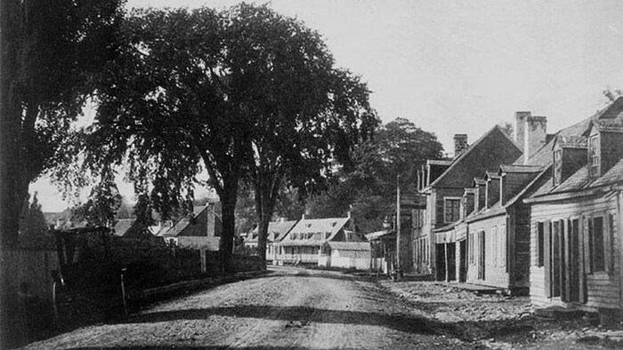 Le village des Tanneries en 1859