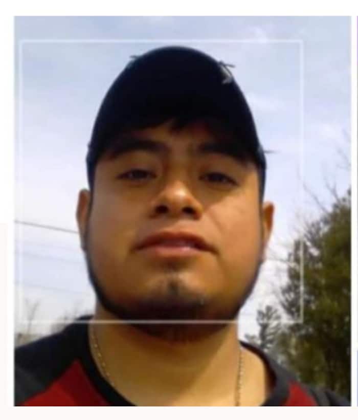 Capture d'écran d'une page du site gofundme avec un égoportrait de Rogelio Muñoz Santos. 