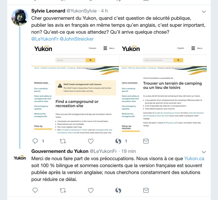 Une capture d'écran d'une publication Twitter.