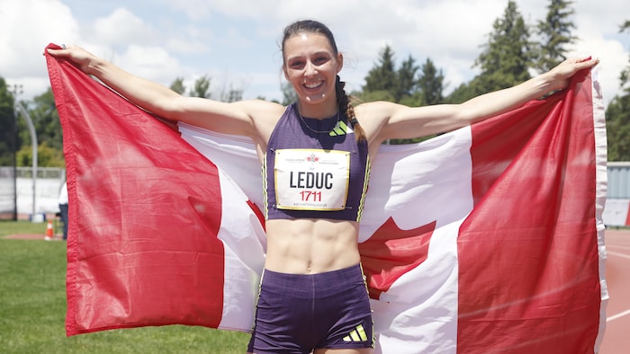 Audrey Leduc s’offre un troisième titre national de suite au 200 m ...