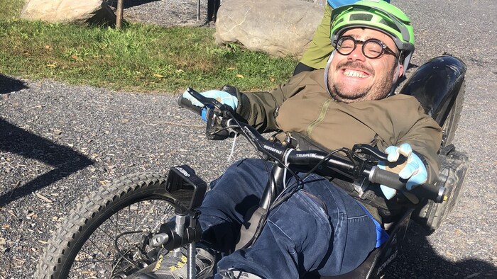 David Rioux Ma virée à vélo à Bromont | Radio-Canada