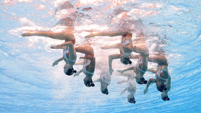 L'équipe canadienne de natation artistique aux Championnats du monde de 2017