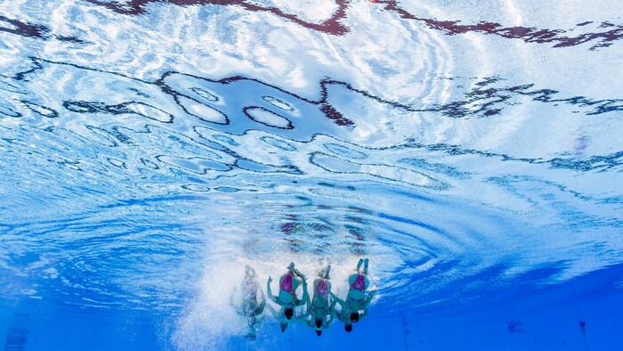 L'équipe canadienne de natation artistique aux Championnats du monde de 2017