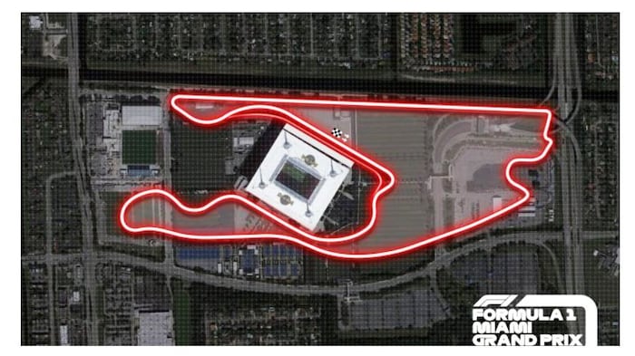 Un nouveau tracé pour le circuit F1 de Miami •