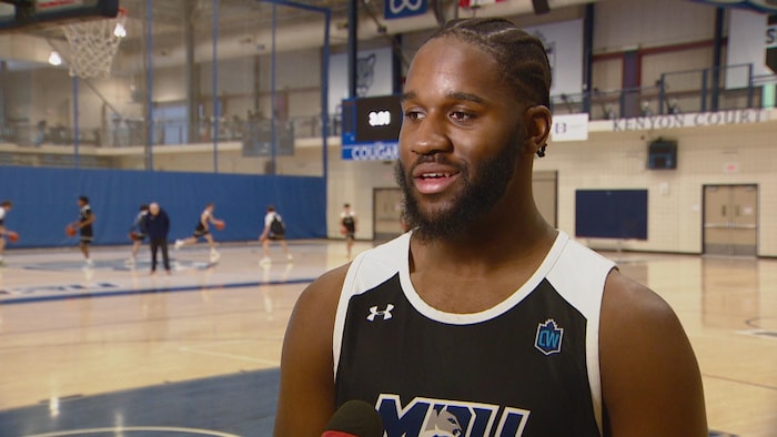 Jean Pigoue during an interview.