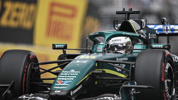 Un pilote dans sa F1.