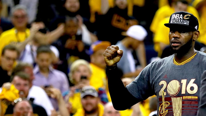 Lebron James des Cavaliers de Cleveland