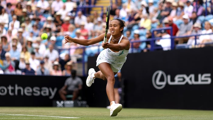 Fin De Parcours En Double Pour Leylah Annie Fernandez à Wimbledon 