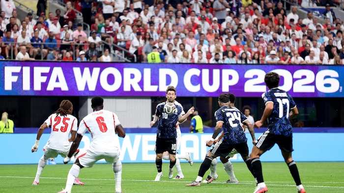 Des joueurs de soccer.