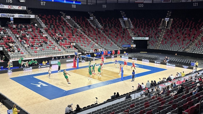 Match de volleyball.