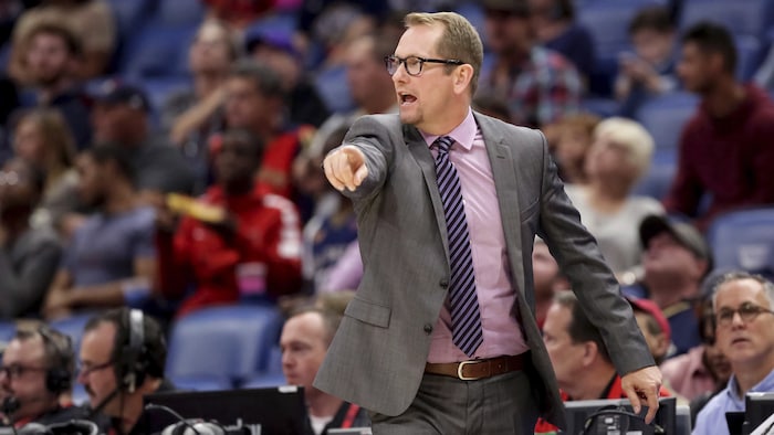 Nick Nurse, entraîneur-chef des Raptors