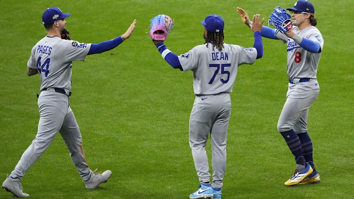 Des joueurs de baseball
