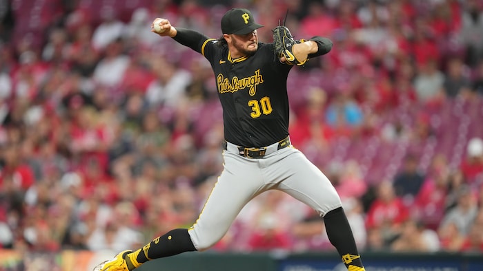 Un lanceur en action. 