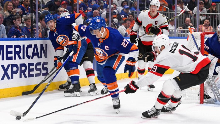 Li Islanders Les Sénateurs s’inclinent devant les Islanders | Radio-Canada