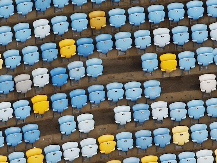 Des sièges ont disparu au stade Maracana