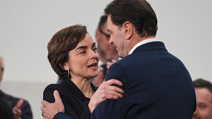 Christine Fréchette en compagnie de François Bonnardel.
