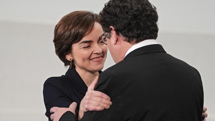 Christine Fréchette et Bernard Drainville.