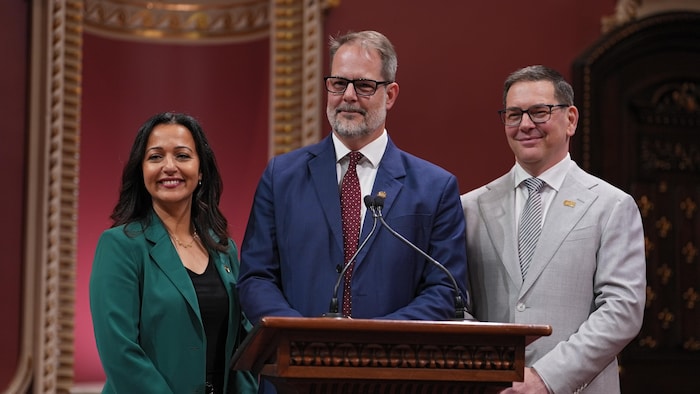 Alexandre Boulerice a été assermenté en tant que député de Québec solidaire à l'Assemblée nationale.
