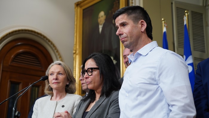 Sonia Bélanger, Veronica Martinez et David Miron.