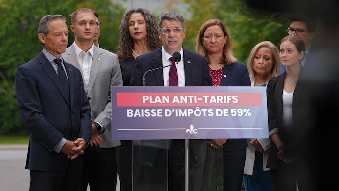 Adrien Pouliot, Eliot Estévez Verville, Marie-Josée Hélie, Éric Duhaime, Maite Blanchette Vézina, Eloise Coulombe.