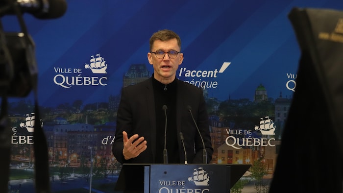 Le maire de la Ville de Québec, Bruno Marchand.