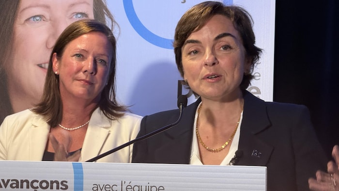 Christine Fréchette et Amélie Dionne. 
