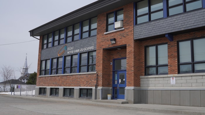 L'école Notre-Dame-du-Sourire de Saint-Épiphane.