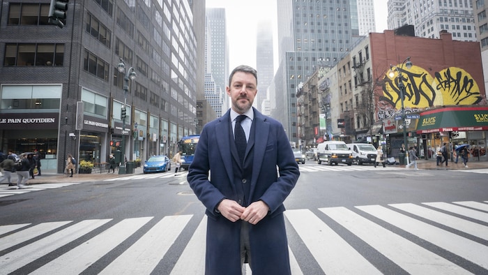 David Brulotte à Manhattan.