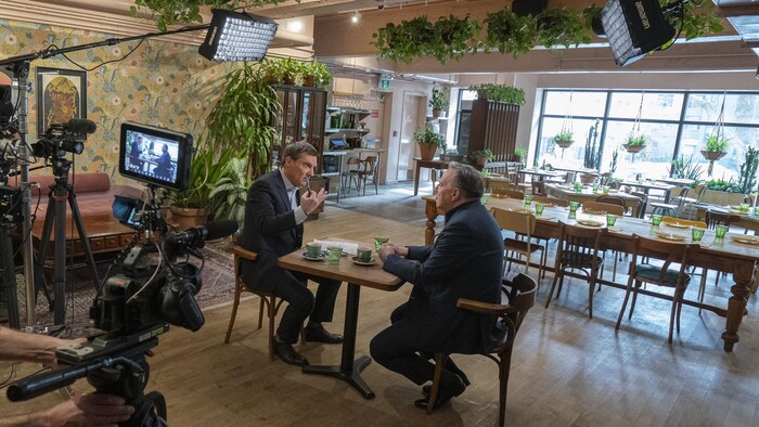 François Legault en entrevue avec Patrice Roy.