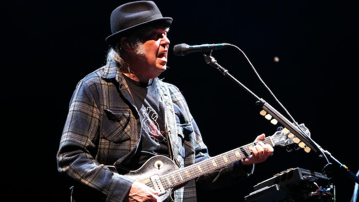 Neil Young at the Quebec Festival.