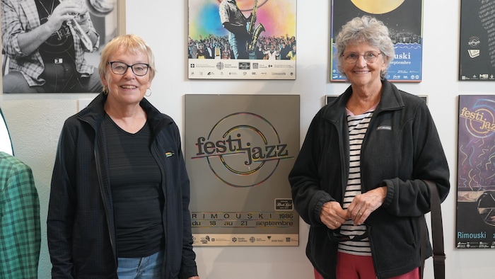 Louise Nadeau et Solange Morrissette.