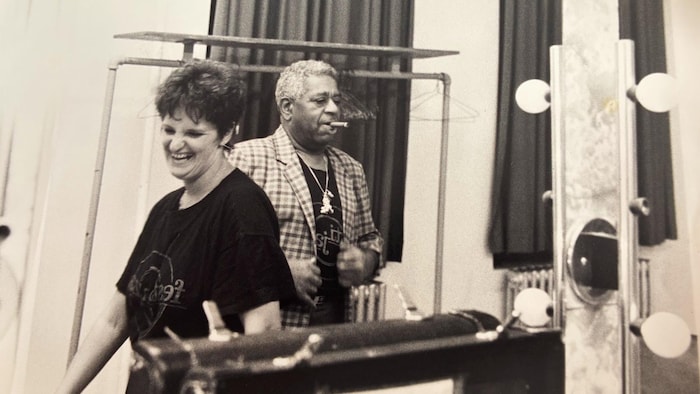 Solange Morrissette et Dizzy Gillespie.