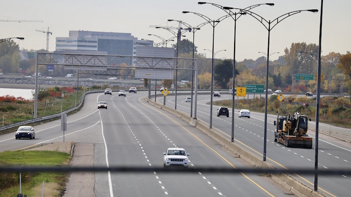 L'autoroute Dufferin-Montmorency.